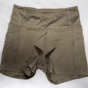 Victoria's Secret Olive Bike Shorts